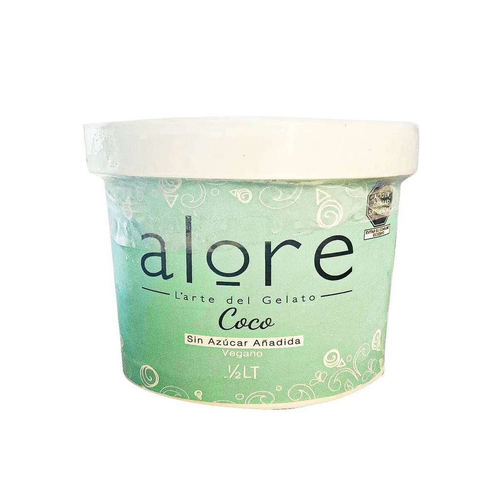 Alore Helado Coco 500 ml