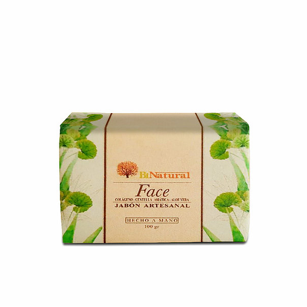 Binatural Jabon Artesanal Face Aloe Vera 100 gr