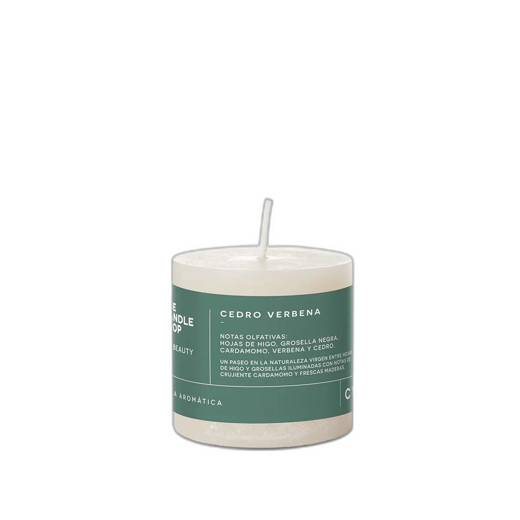 The Candle Shop Vela 6x6 Cedro Verbena