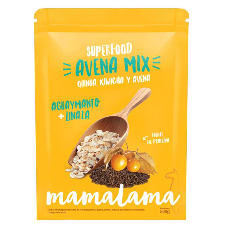 Mamalama Avena Superfood Aguaymanto Linaza 500 gr