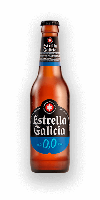 Galicia Cerveza Estrella 0% Alcohol Botella 200 ml