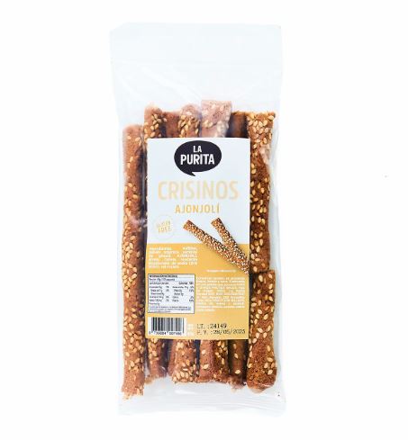 La Purita Crisinos Avena Ajonjoli 80 gr