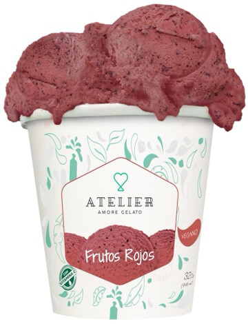 Atelier Gelato Frutos Rojos Vegano 1 Lt