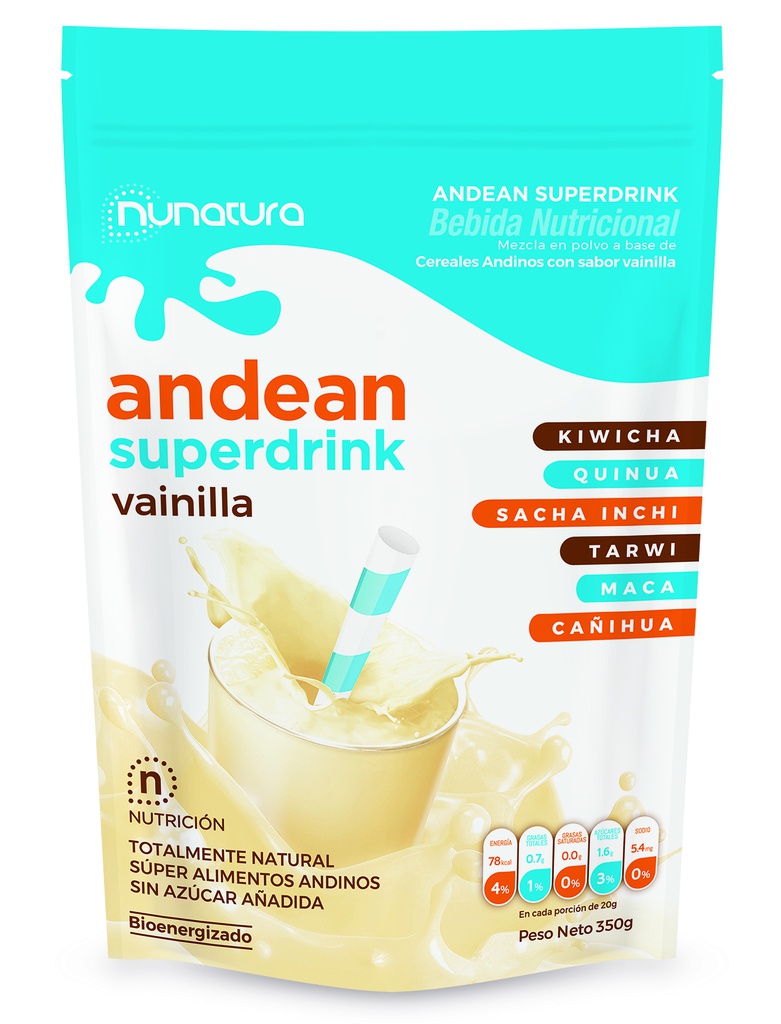 Andean Superdrink Vainilla 350 gr