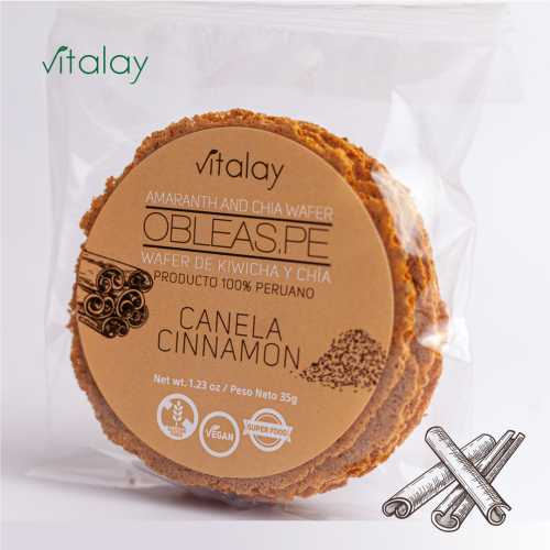 Vitalay Obleas de Canela 35 gr