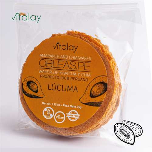Vitalay Obleas de Lucuma 35 gr