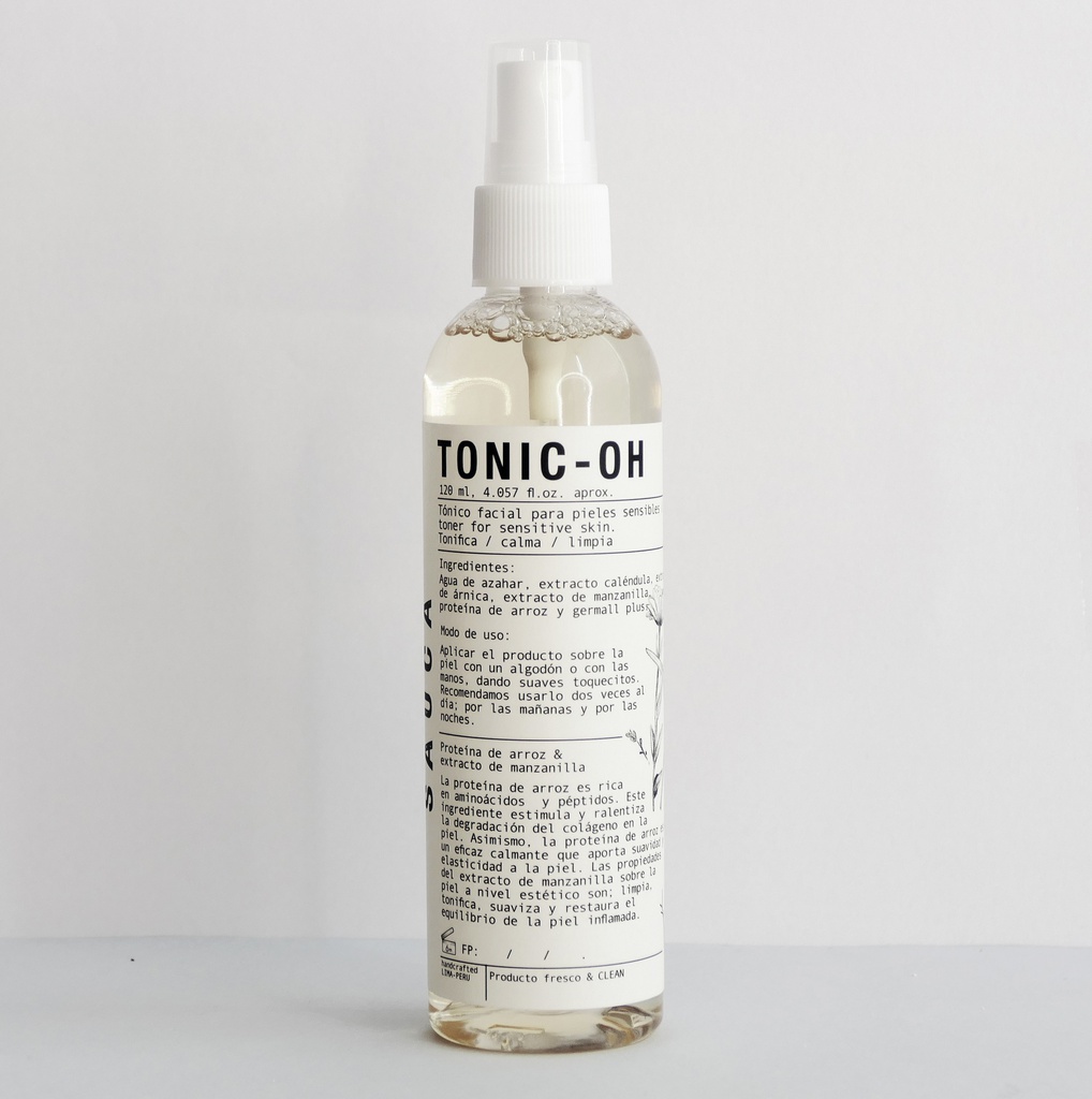 Sauca Tonico Facial Piel Sensible Tonic-Oh 120 ml