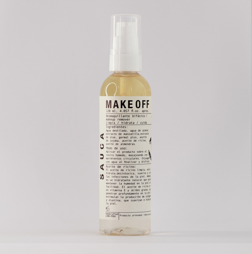 Sauca Desmaquillante Bifasico Make Off 120 ml