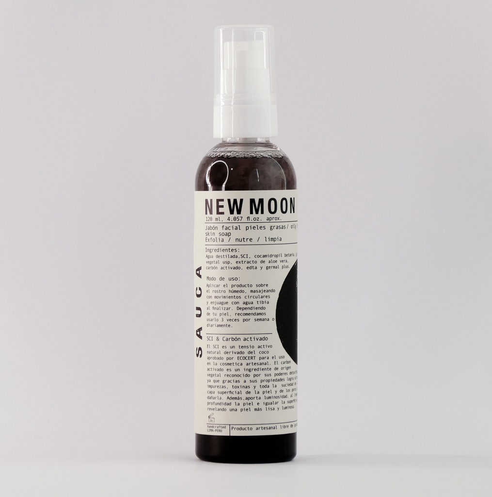 Sauca Jabon Facial Piel Grasa New Moon 120 ml