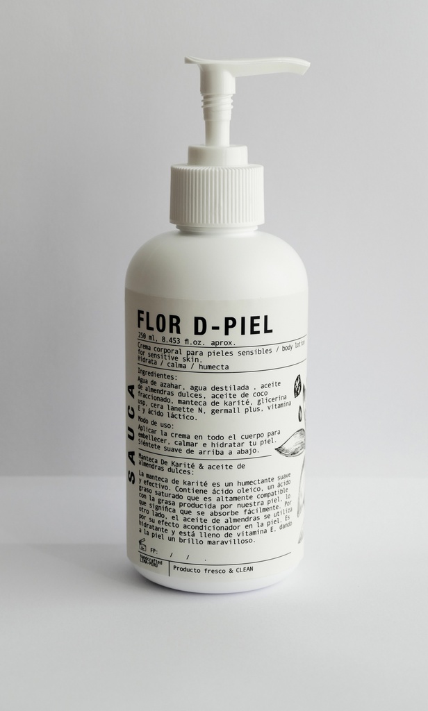 Sauca Crema Corporal Flor D-Piel 250 ml