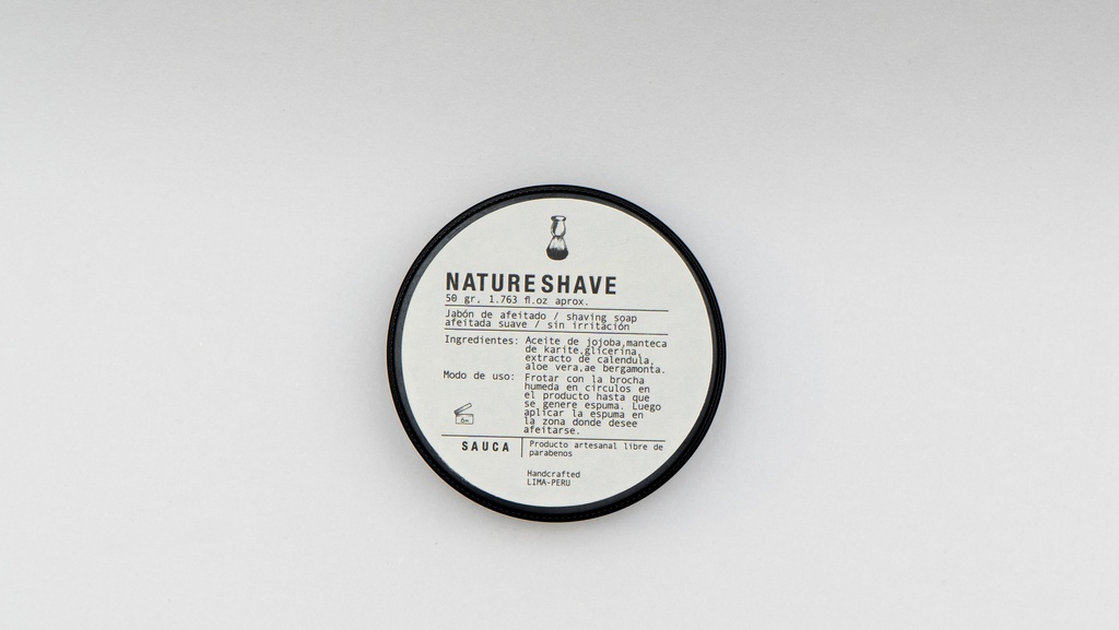 Sauca Men Jabon Afeitado Nature Shave 50 gr