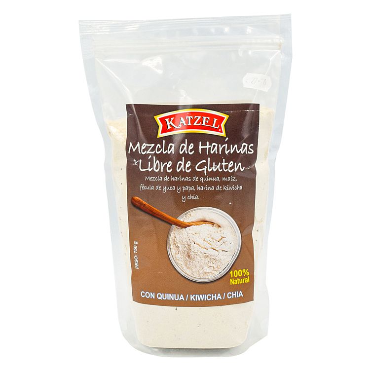 Katzel Harina Libre de Gluten 750 gr