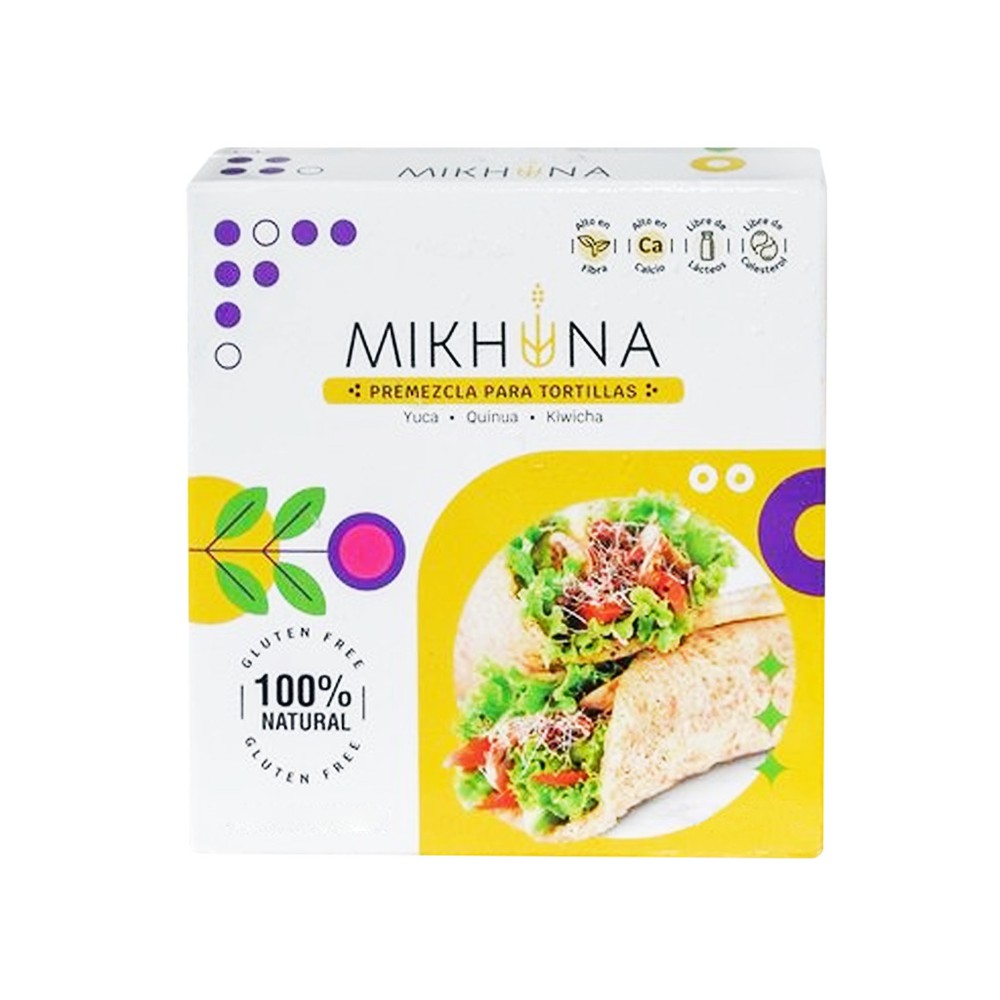Mikhuna Premezcla Tortillas Gluten Free 450 gr