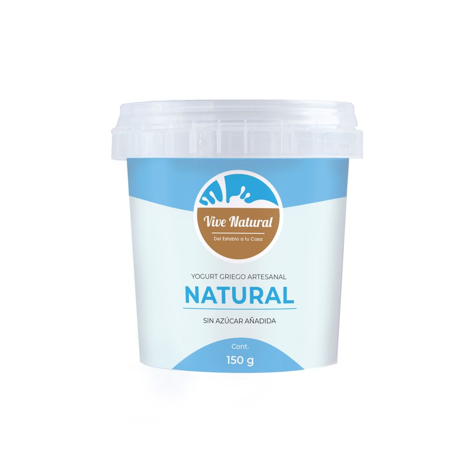 Vive Natural Yogurt Griego Natural 150 ml