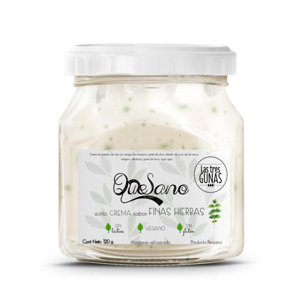 Las Tres Gunas QueSano Crema Finas Hierbas 120 gr