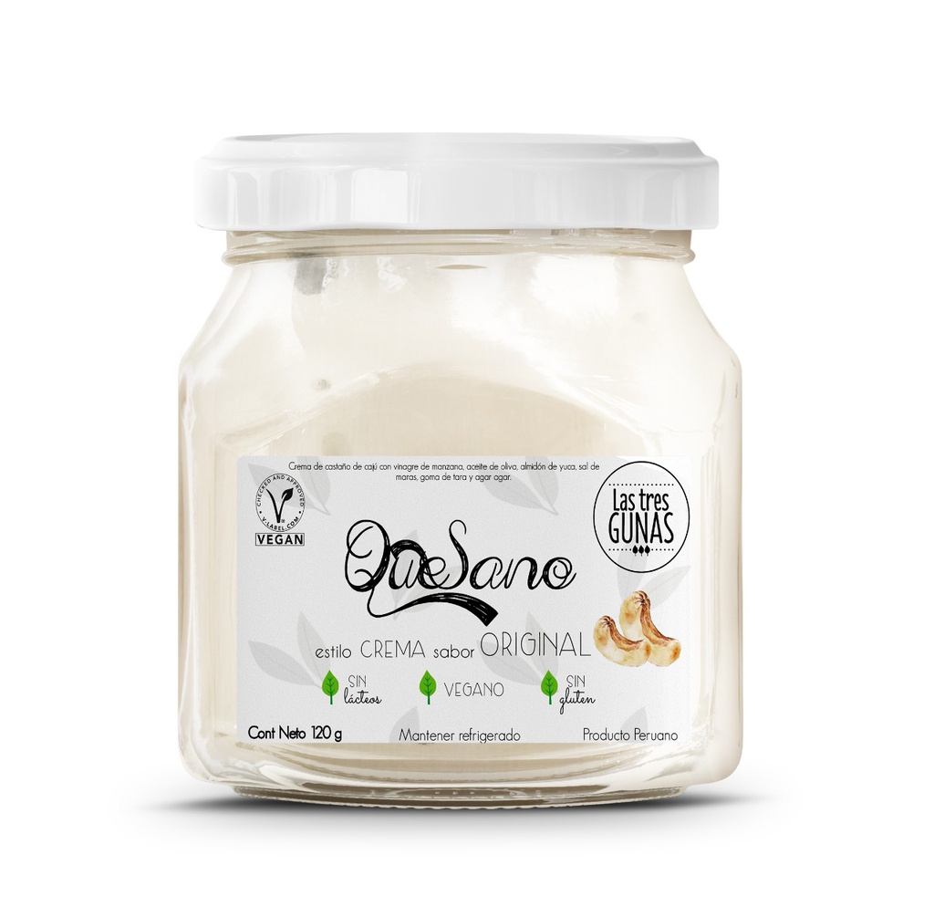 Las Tres Gunas Queso Vegano Original 120 gr