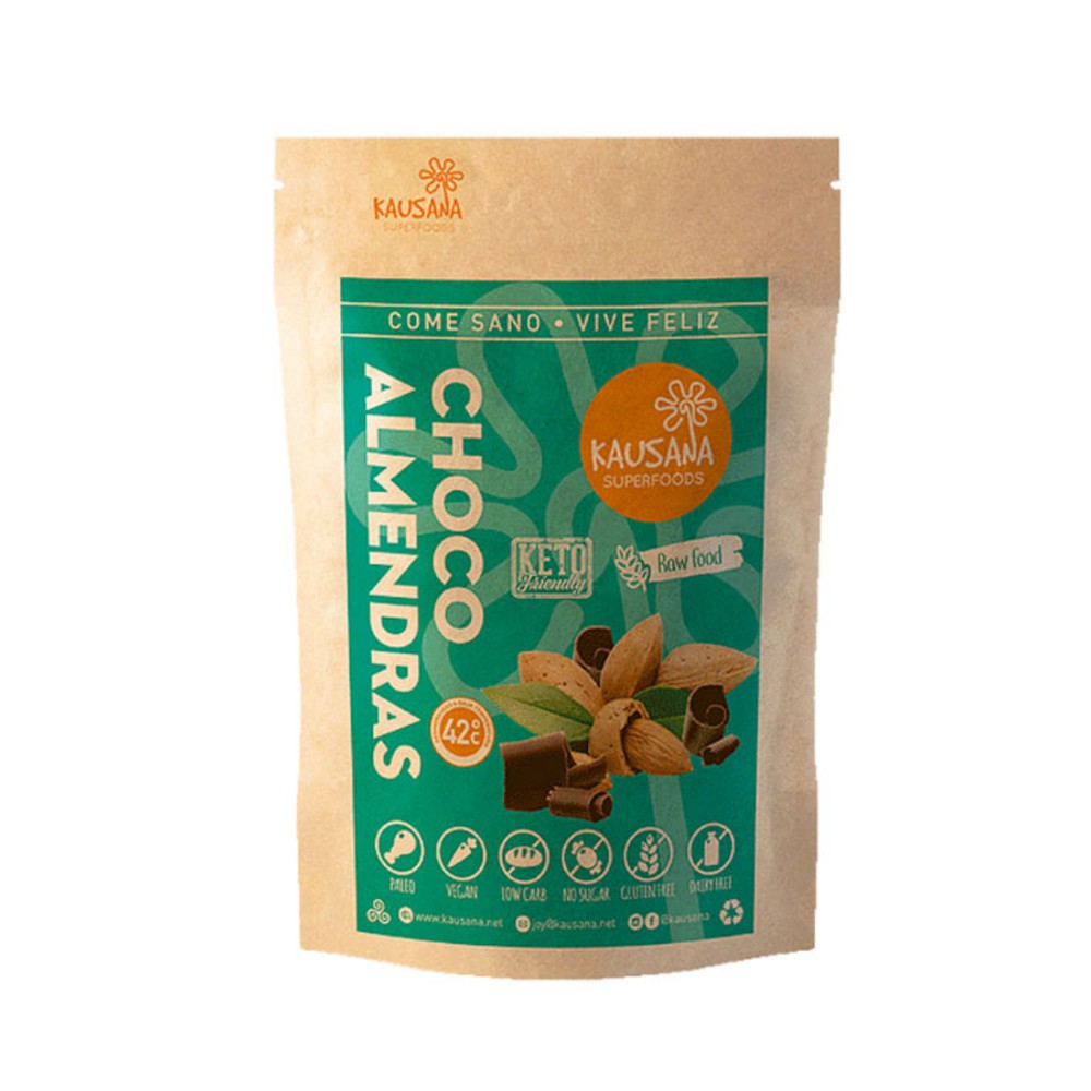 Kausana Choco Almendras 120 gr