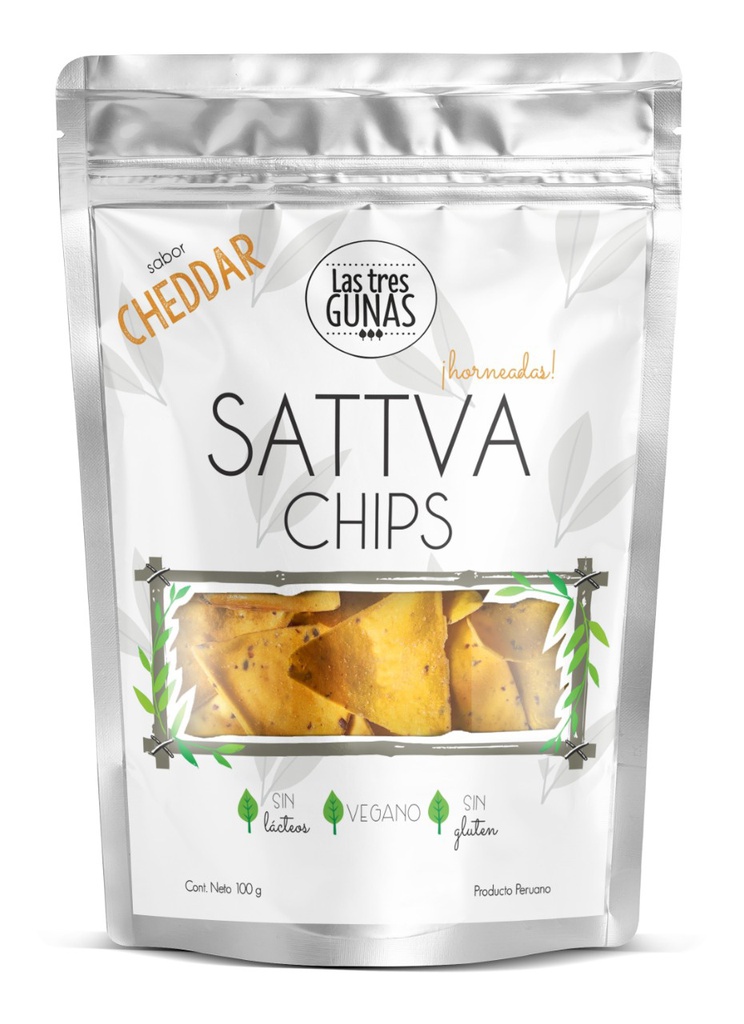 Las Tres Gunas Sattva Chips Cheddar 100 gr