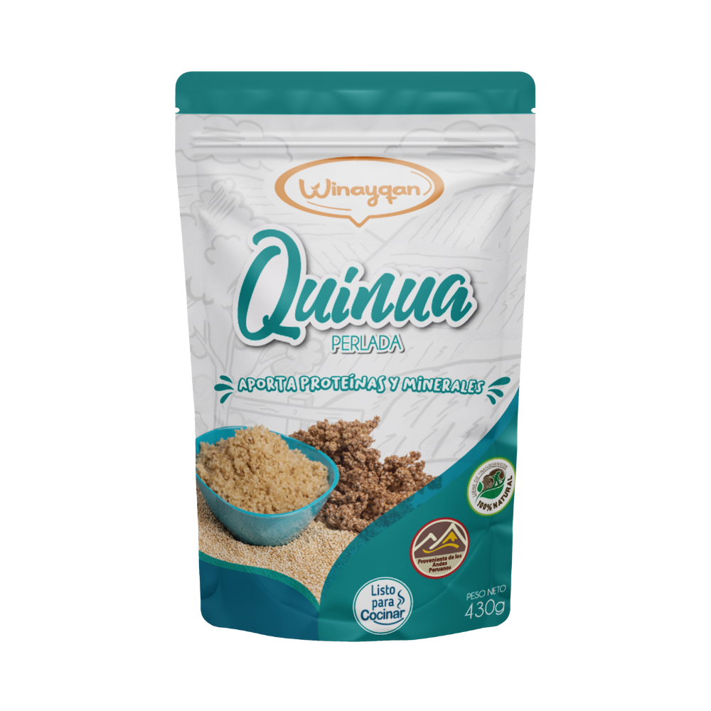 Ekhus Quinua Blanca Perlada Winayqan 430 gr