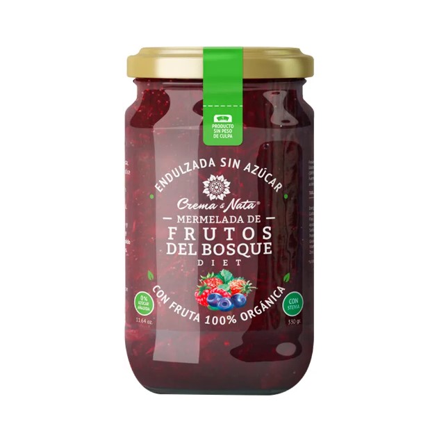 Crema & Nata Mermelada Frutos del Bosque 330 gr