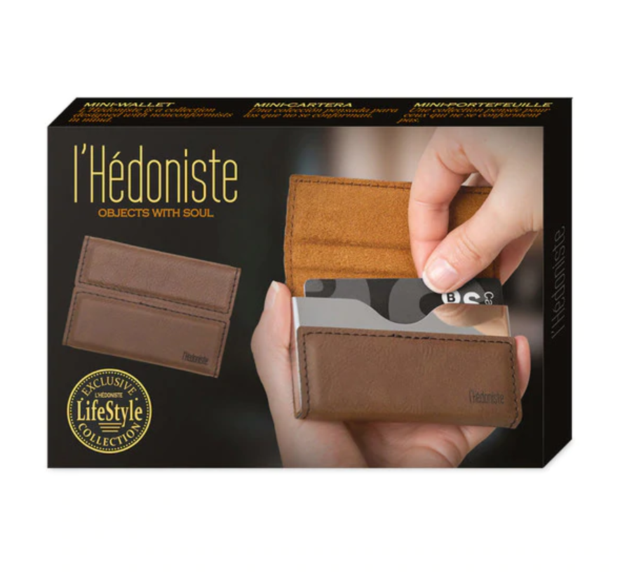 Balvi Mini Cartera l'Hedoniste Marron Polipiel