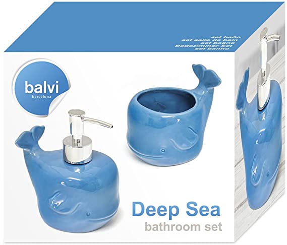 Balvi Set Baño Deep Sea Azul