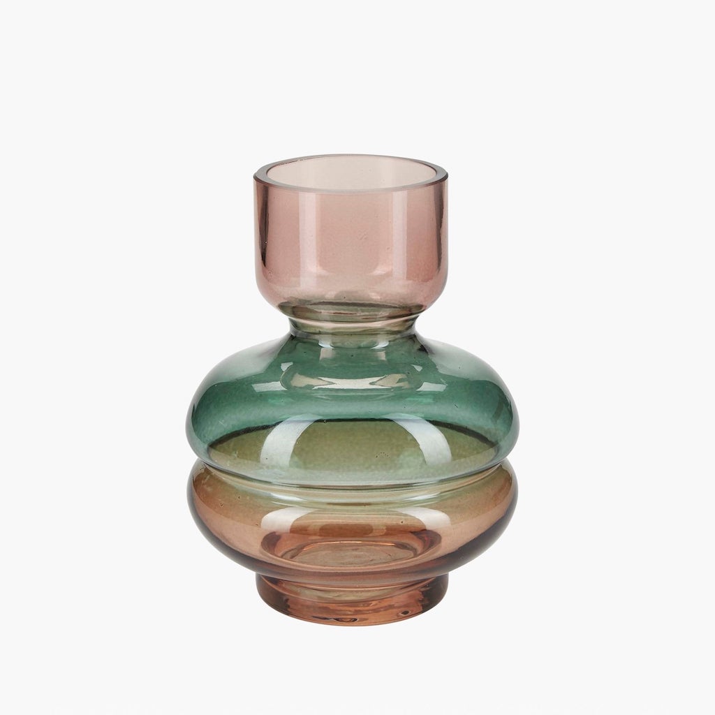 Bahne Vase Rose Top Green Middle Bro