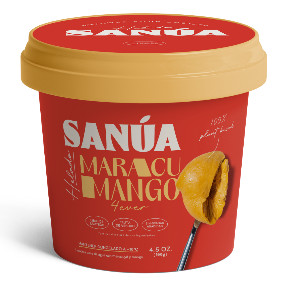 Sanua Helado Maracuya Mango 4.5 oz
