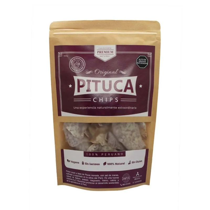 Pituca Chips Original Bolsa G/Free 160gr