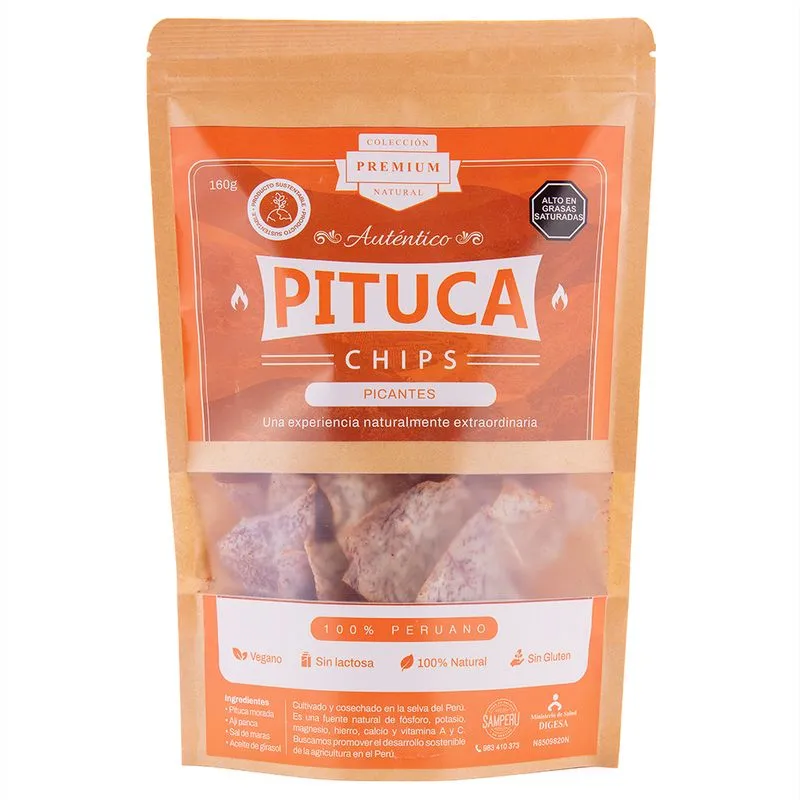 Pituca Chips Picantes 160 gr