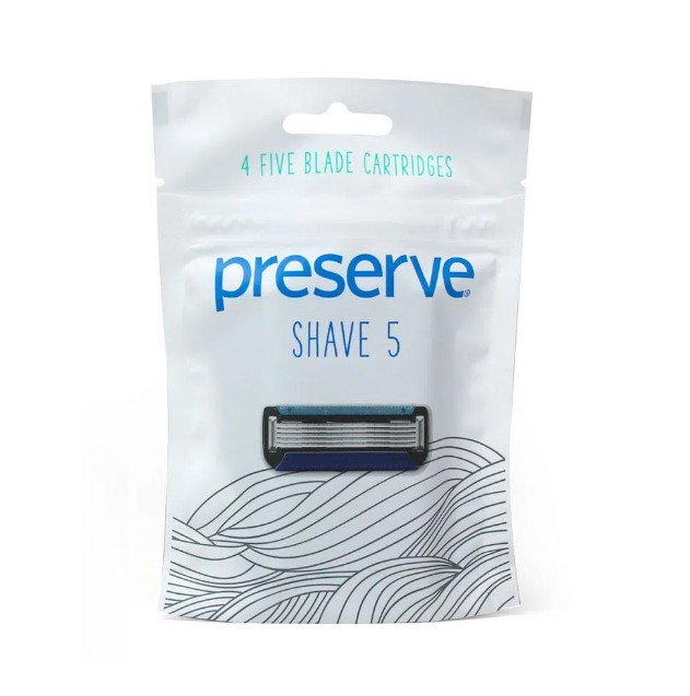 Preserve Repuesto Maquina De Afeitar 5 Pack
