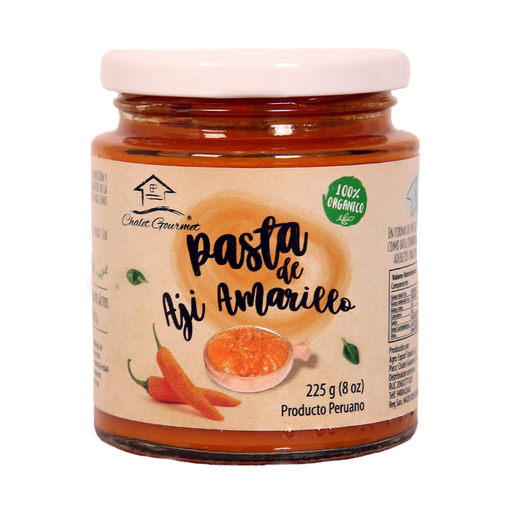 Chalet Gourmet Pasta De Aji Amarillo Organico 225ml
