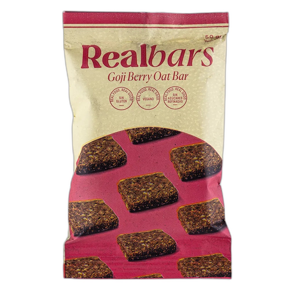 Real Goods Oat Bar Goji Berry 50 gr