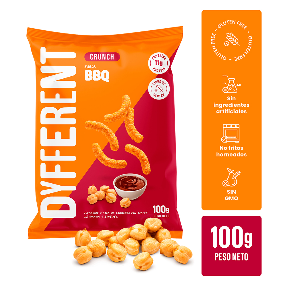 Dyfferent Crunch Sabor BBQ 100 gr