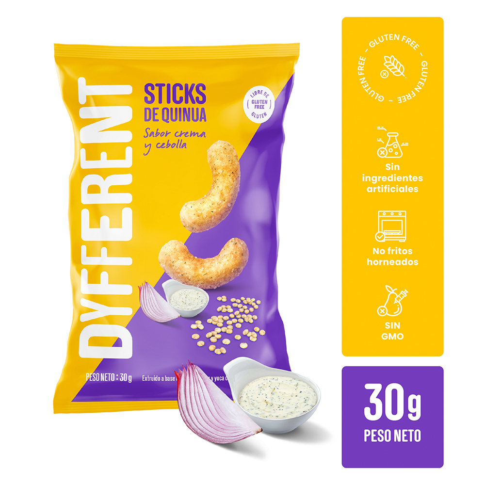 Dyfferent Sticks Quinua Crema Cebolla 30gr