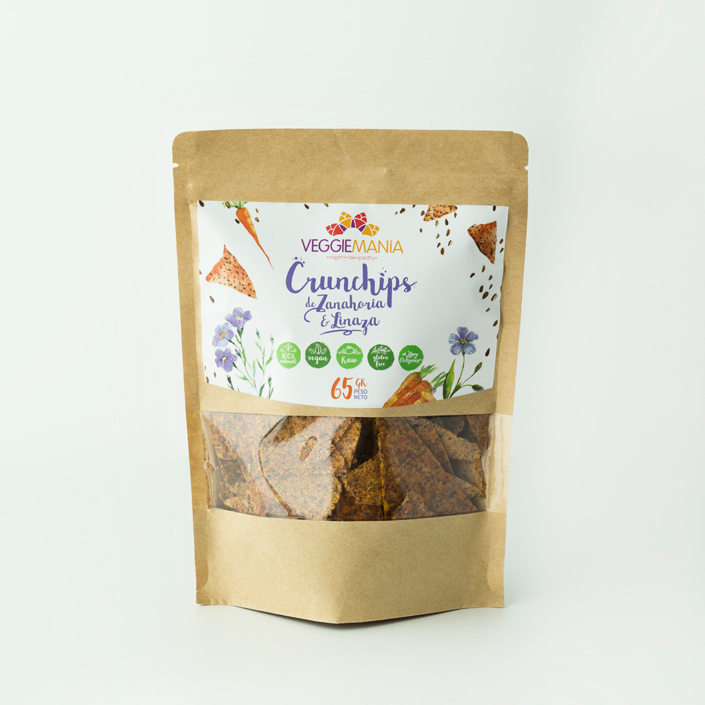 VeggieMania Crunchips Zanahoria 65 gr