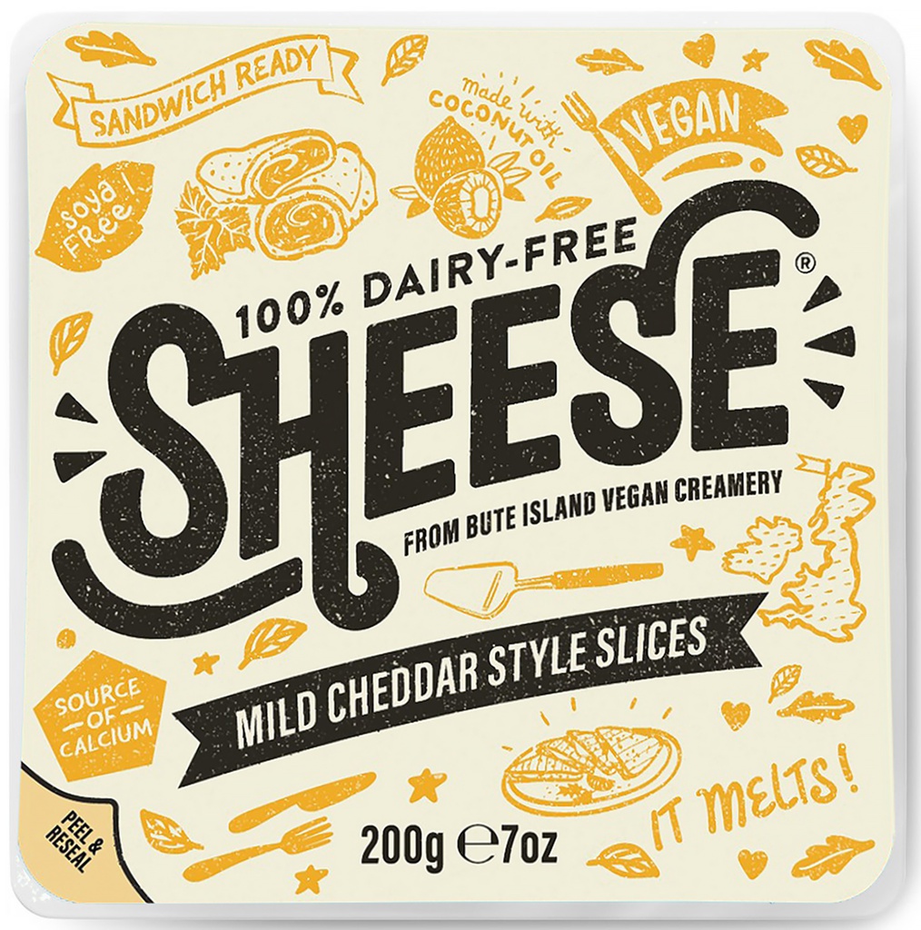 Sheese Mild Cheddar Slices 200gr
