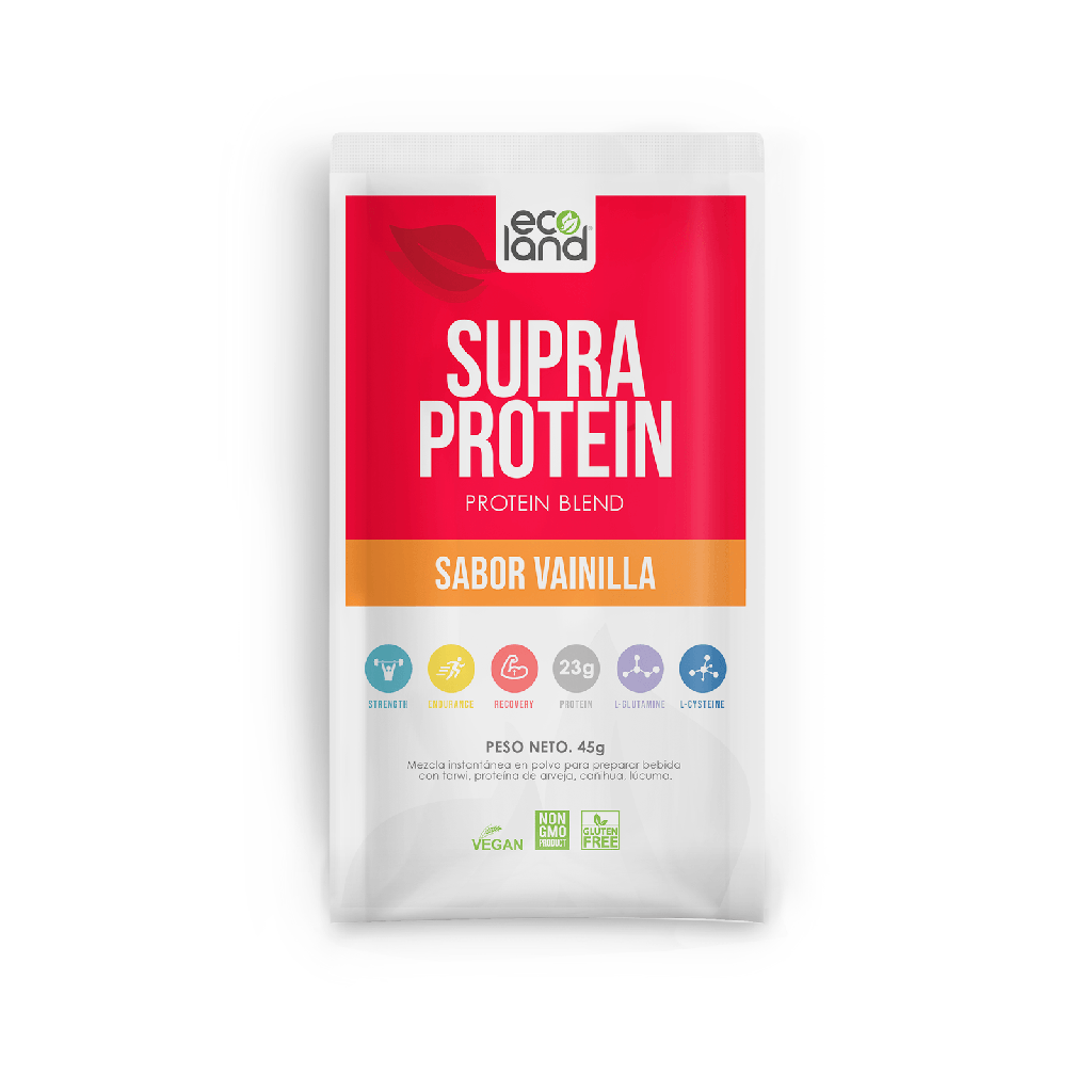Ecoland Supra Protein Vainilla Sachet 45g