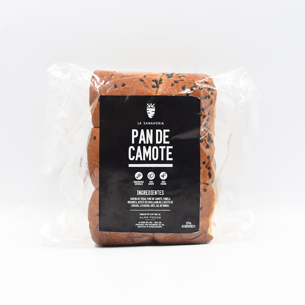 La Sanahoria Pan de Camote 6 Und