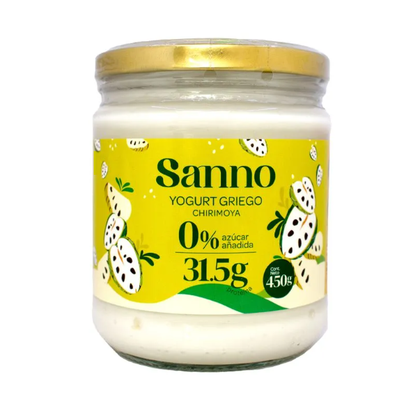 Sanno Yogurt Griego Chirimoya 450 gr