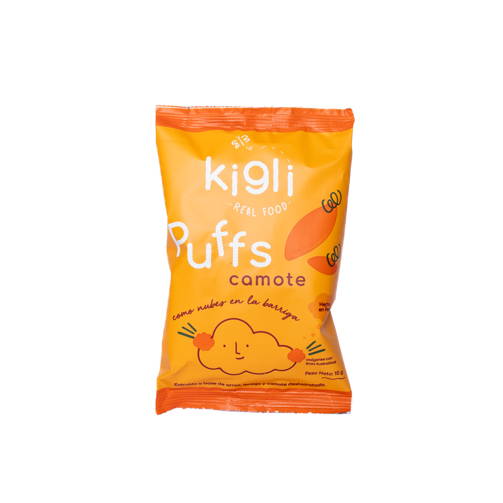 Kigli Puff Lentejas Camote 15 gr