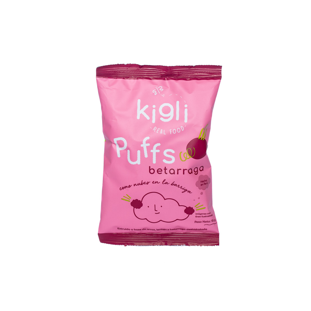 Kigli Puff Lentejas Betarraga 15 gr