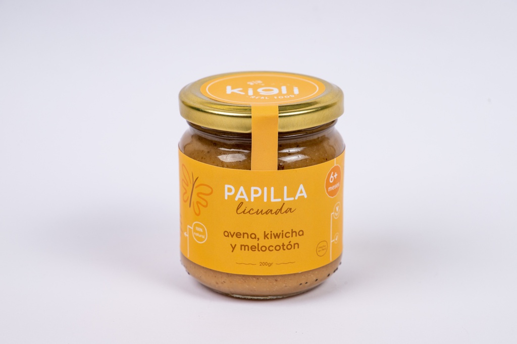 Kigli Papilla Licuada Avena Melocoton 200 gr