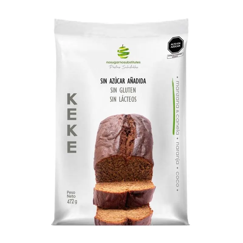 NoSugar NoSubstitutes Keke Manzana Canela 460 gr