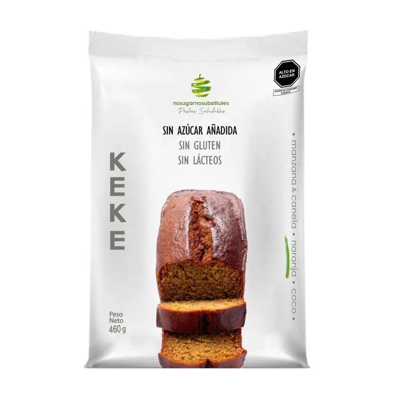 NoSugar NoSubstitutes Keke Naranja 460 gr