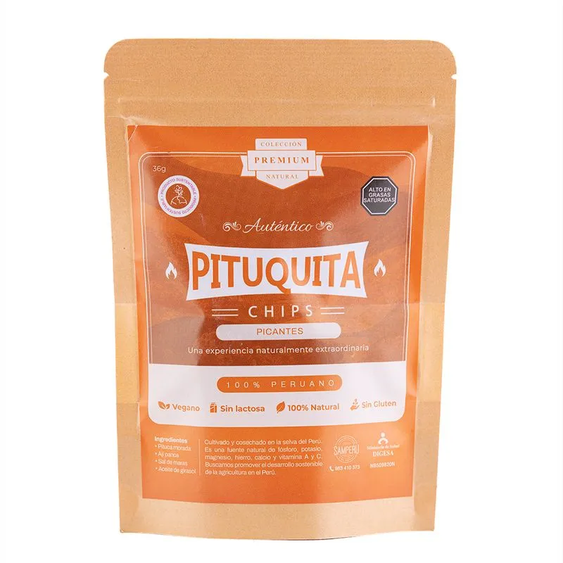 Pituca Chips Mini Picantes 36 gr
