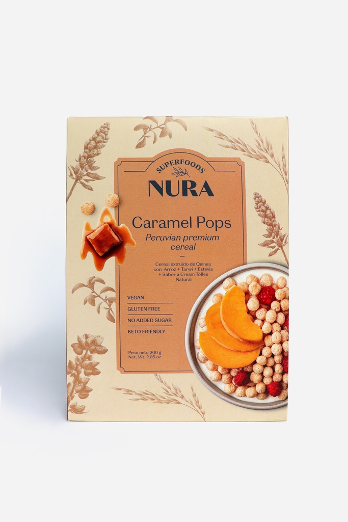 Nura Cereal Caramel Pops 200 gr