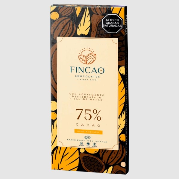 Fincao Chocolate 75% Con Aguaymanto Y Sal De Maras 50gr