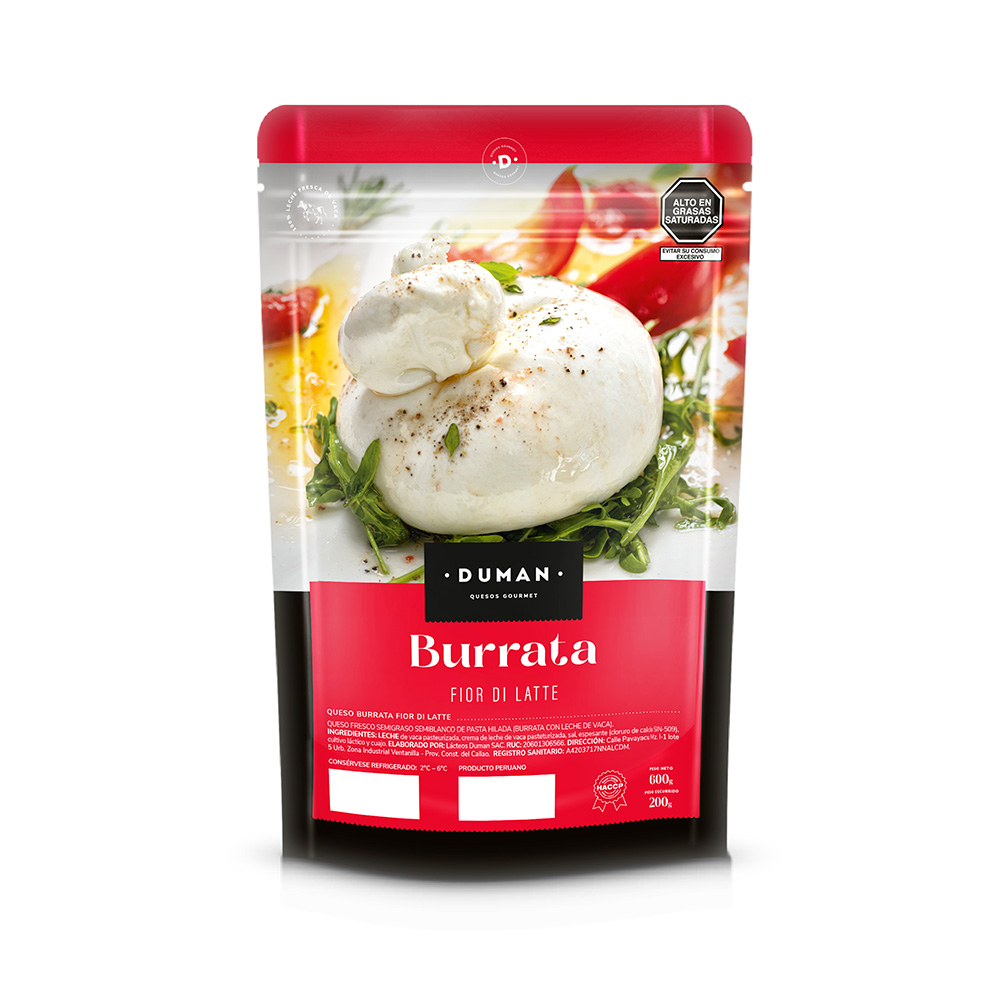 Duman Queso Mozzarella Burrata 200 gr