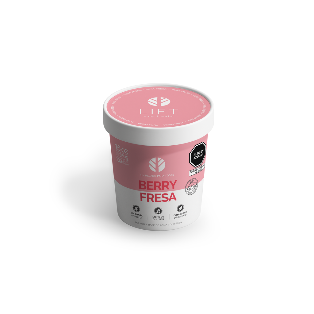 Lift Helado Berry Fresa 16 oz
